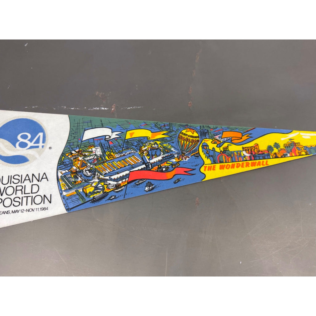 Vintage 1984 Louisiana World Exposition pennant