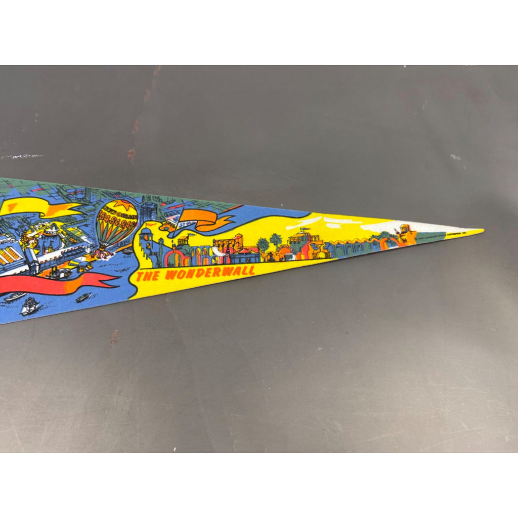 Vintage 1984 Louisiana World Exposition pennant
