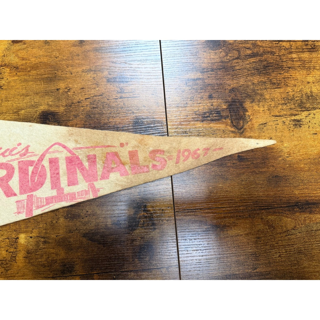 Vintage 1967 St. Louis Cardinals National League Champions Scroll Pennant