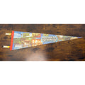 Vintage Aquarena Springs San Marcos Texas Souvenir Pennant 25 inches