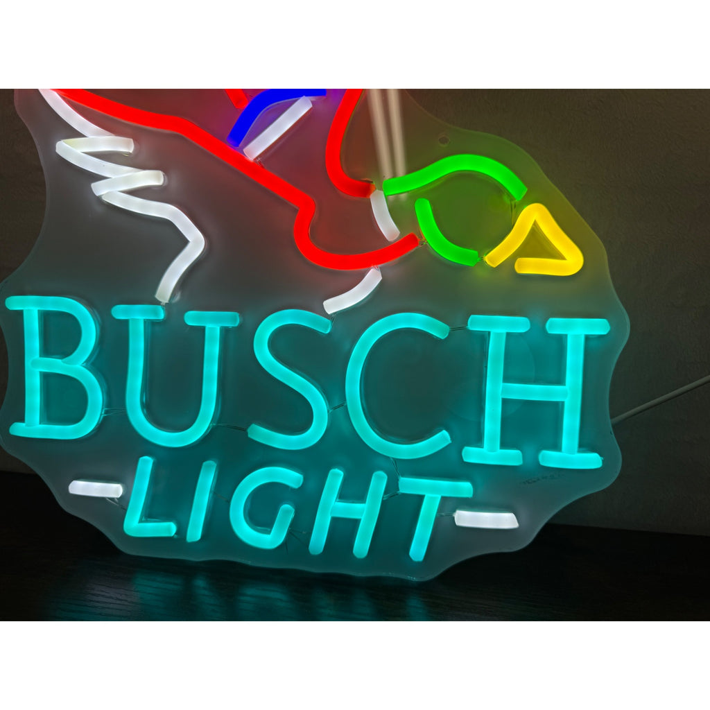 Brand new  Busch Light neon sign dimmable with usb plug