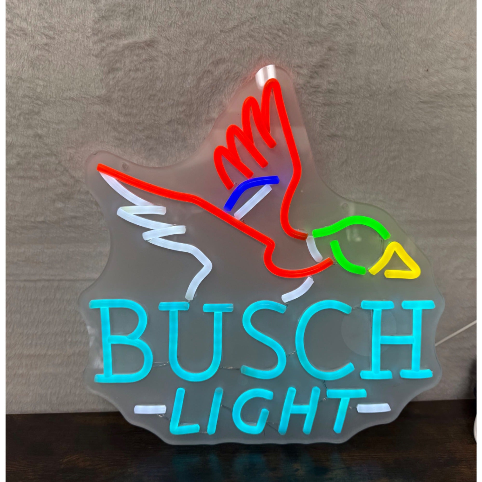 Brand new  Busch Light neon sign dimmable with usb plug