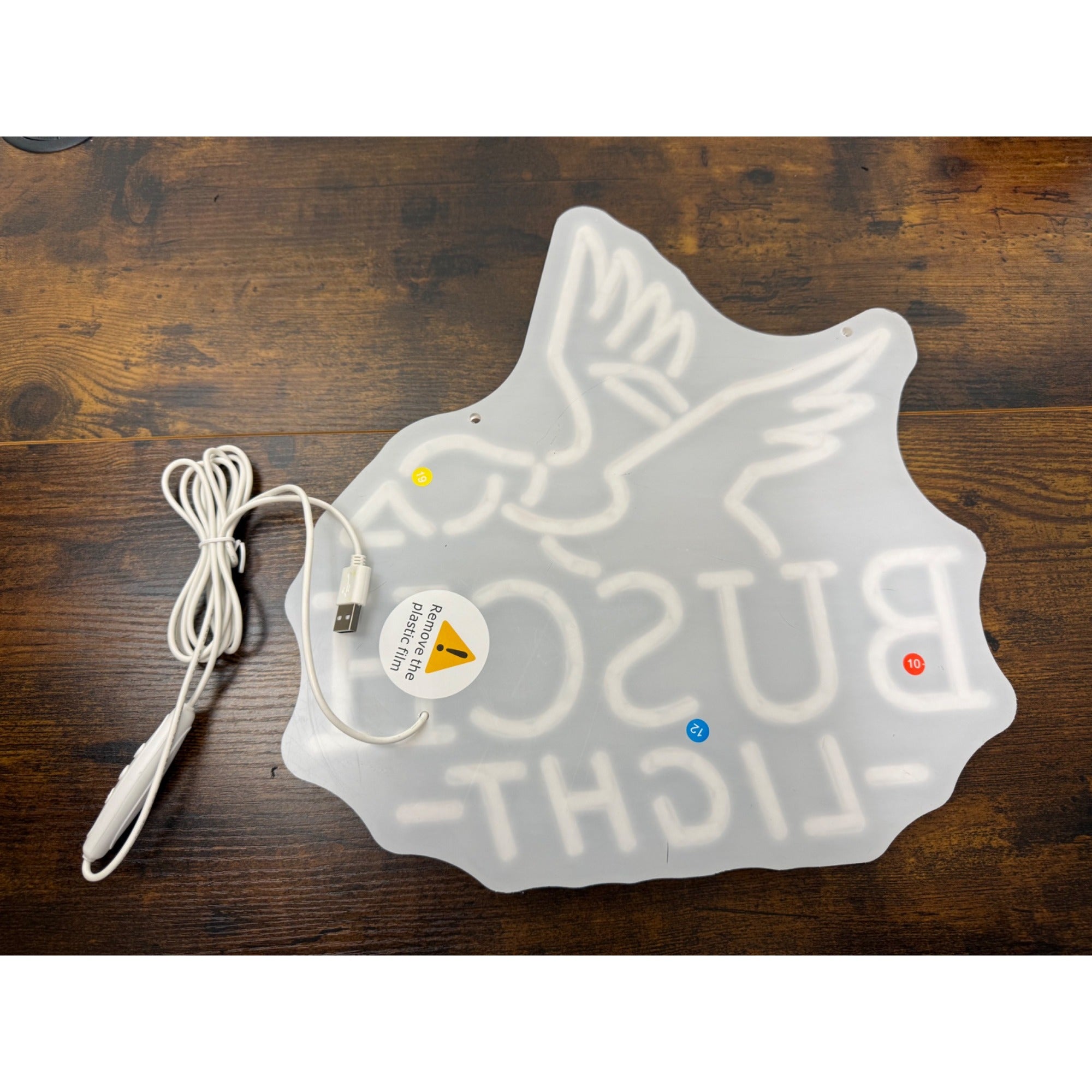 Brand new  Busch Light neon sign dimmable with usb plug