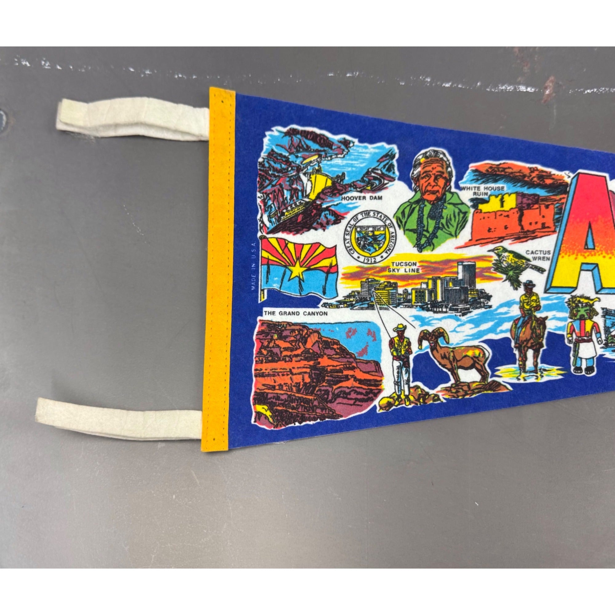 Vintage Arizona state pennant
