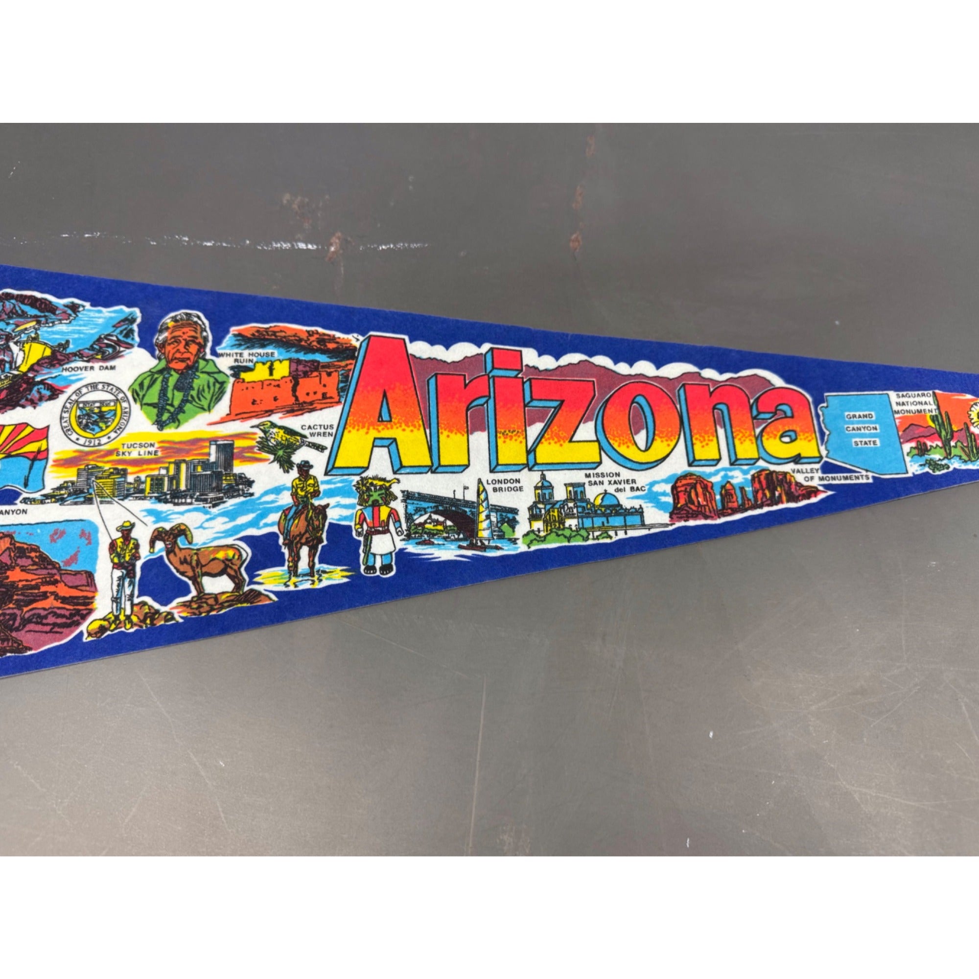 Vintage Arizona state pennant
