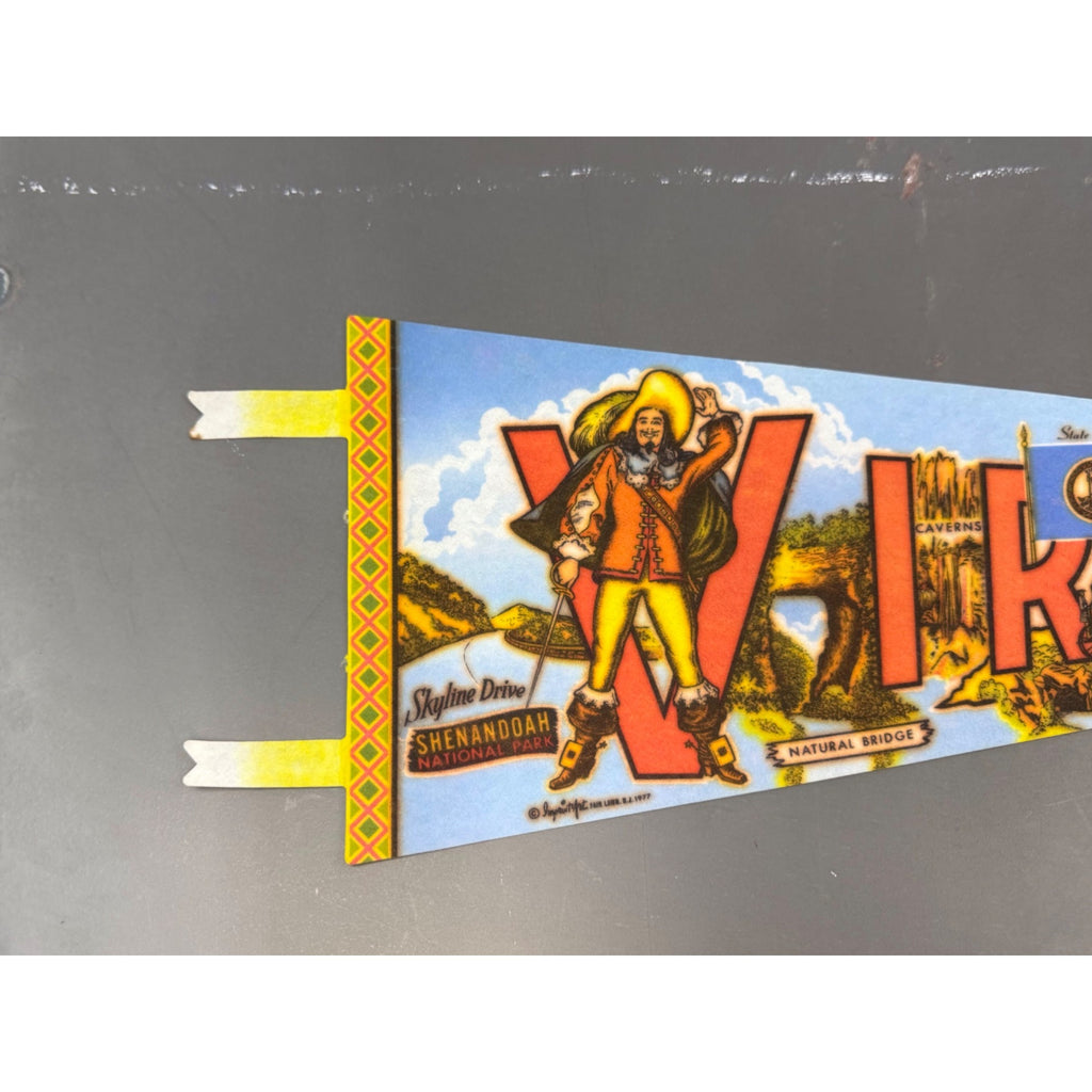 Vintage Virginia state pennant