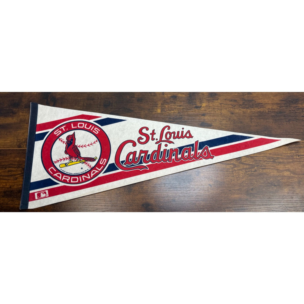 St. Louis Cardinals Vintage Felt Pennant MLB Baseball Memorabilia 30" Long