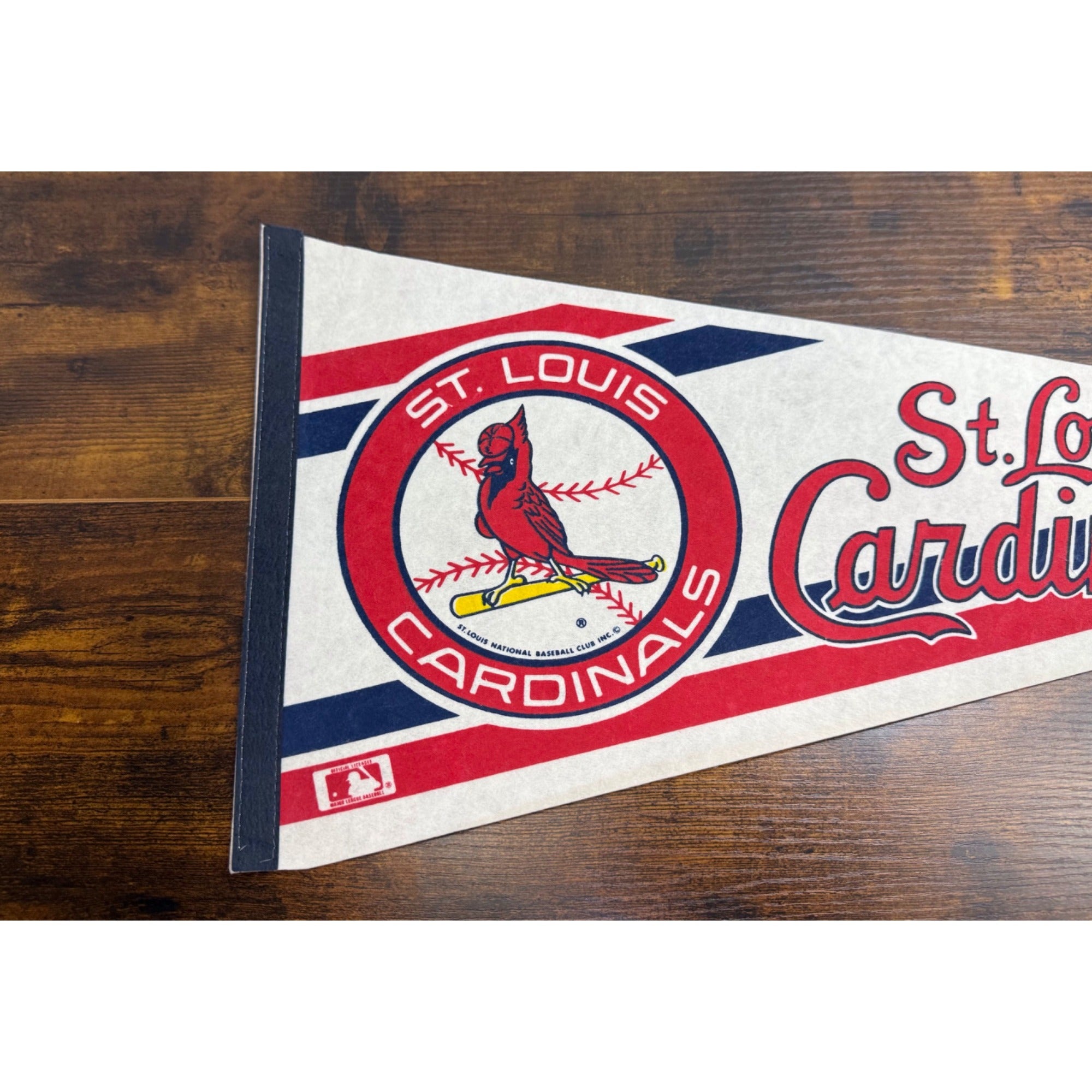 St. Louis Cardinals Vintage Felt Pennant MLB Baseball Memorabilia 30" Long