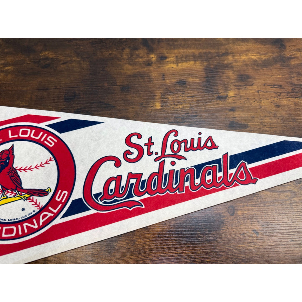 St. Louis Cardinals Vintage Felt Pennant MLB Baseball Memorabilia 30" Long