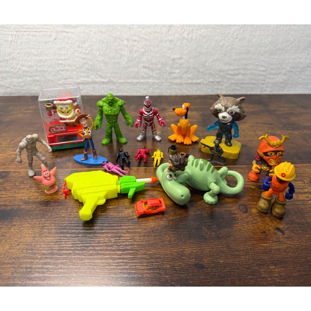 Mixed Lot Of action Figures & Toys Disney Marvel Nickelodeon and more