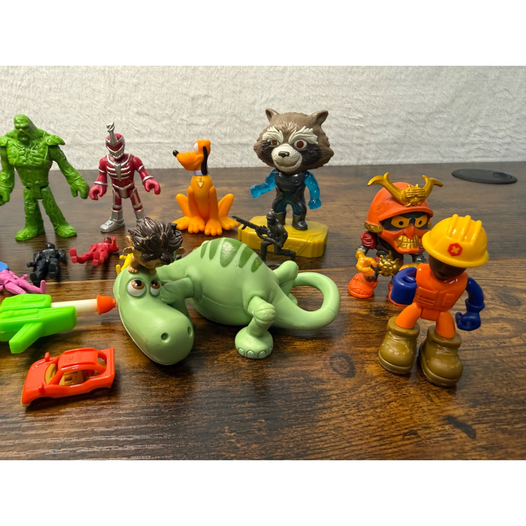 Mixed Lot Of action Figures & Toys Disney Marvel Nickelodeon and more