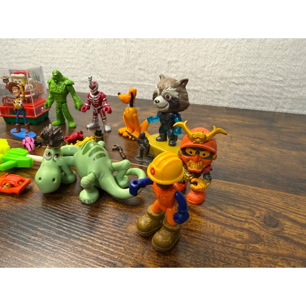 Mixed Lot Of action Figures & Toys Disney Marvel Nickelodeon and more