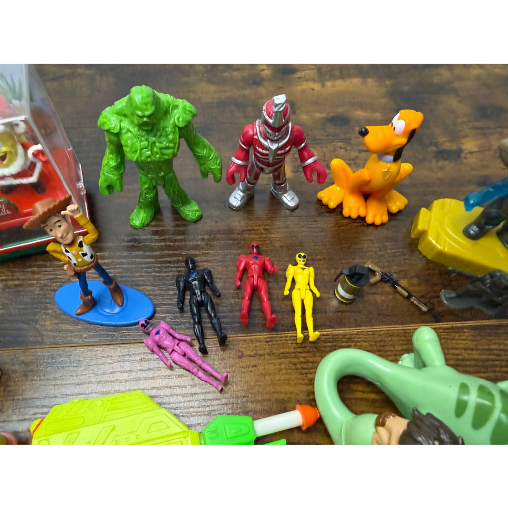 Mixed Lot Of action Figures & Toys Disney Marvel Nickelodeon and more