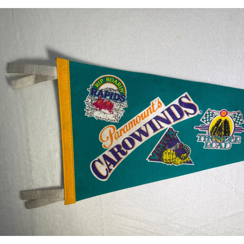 Vintage Paramounts Carowinds pennant