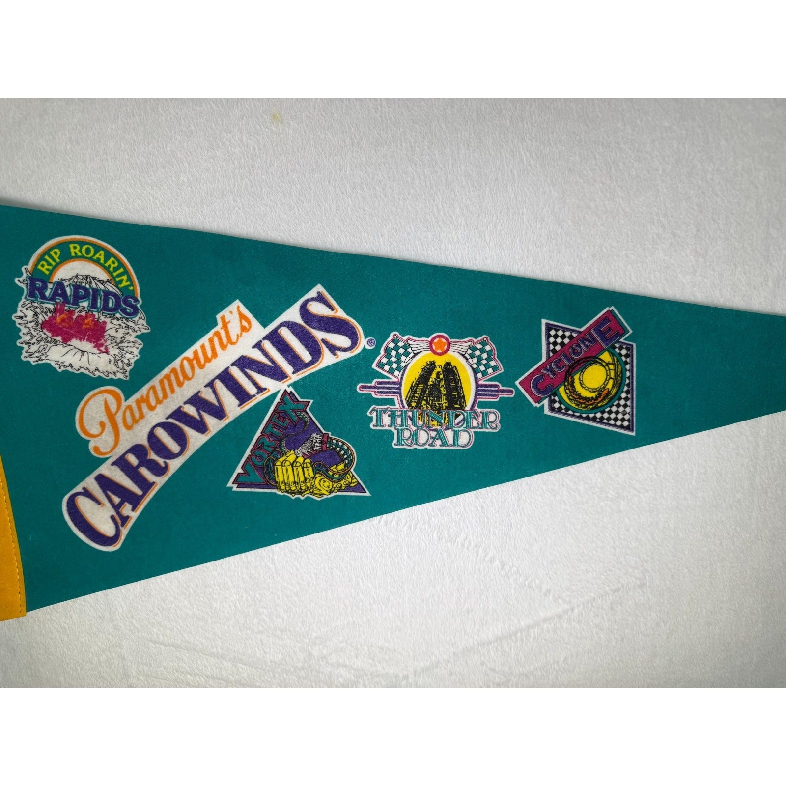 Vintage Paramounts Carowinds pennant