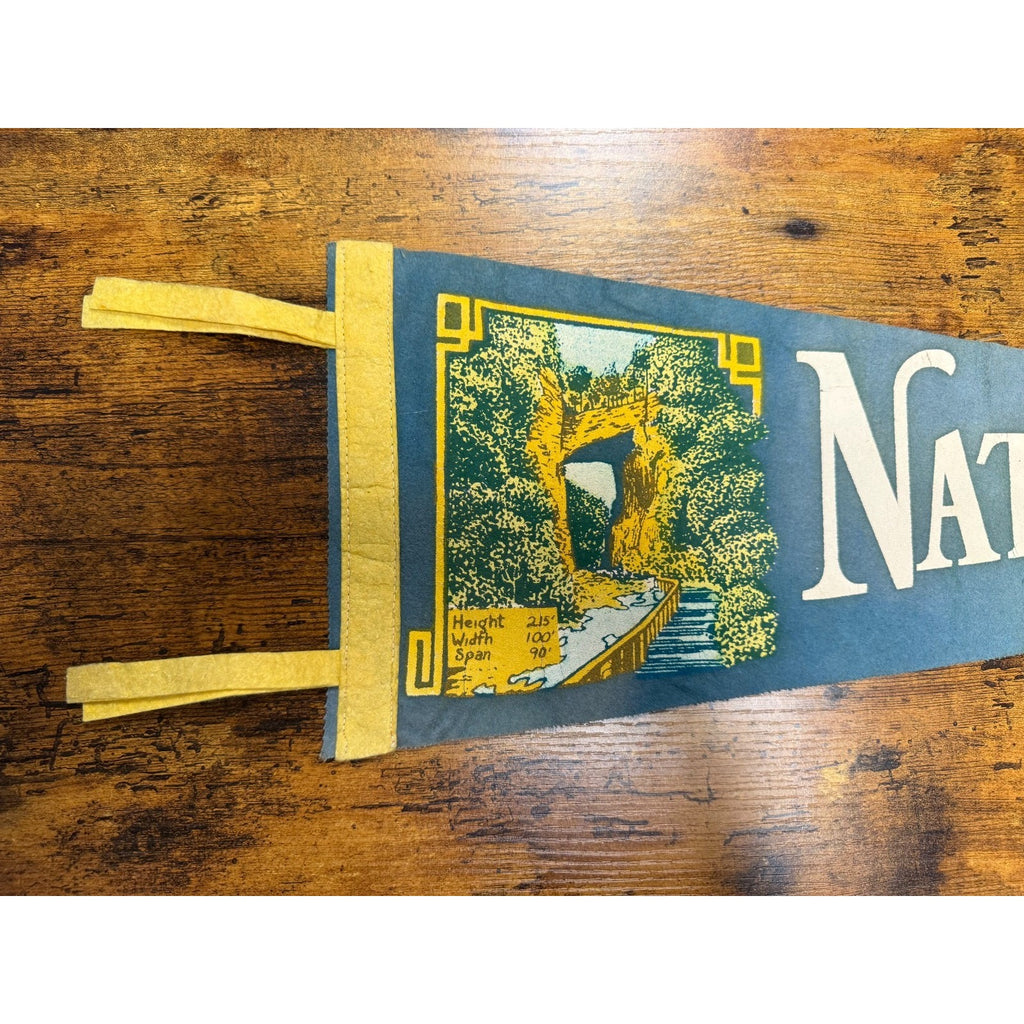 Vintage Natural Bridge, Virginia pennant