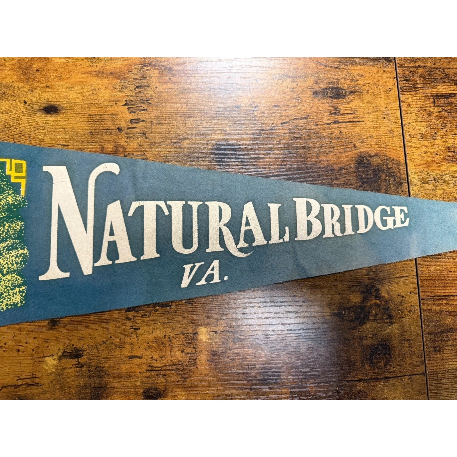Vintage Natural Bridge, Virginia pennant