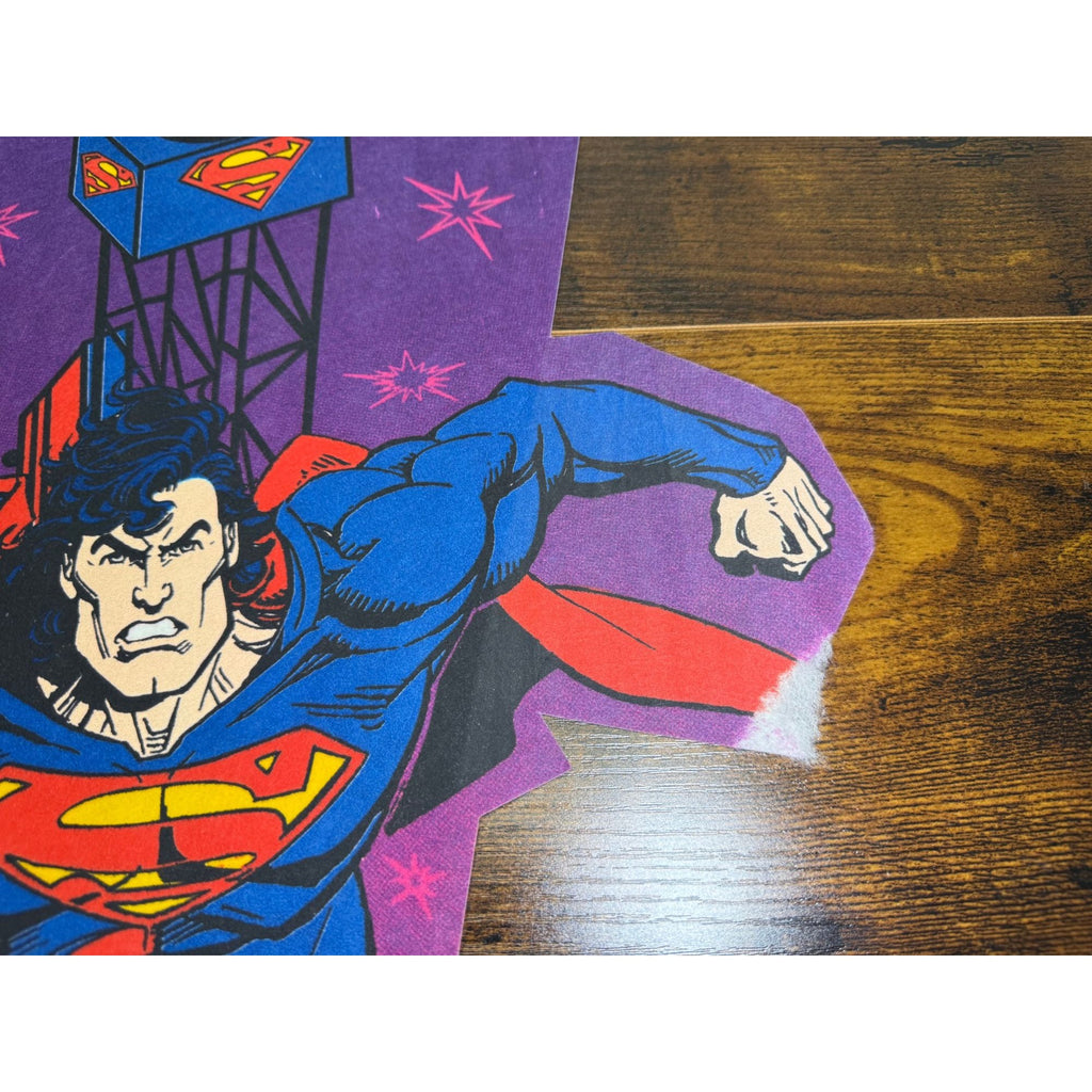 Six Flags Superman The Escape 1996 Pennant - DC Comics Collectible