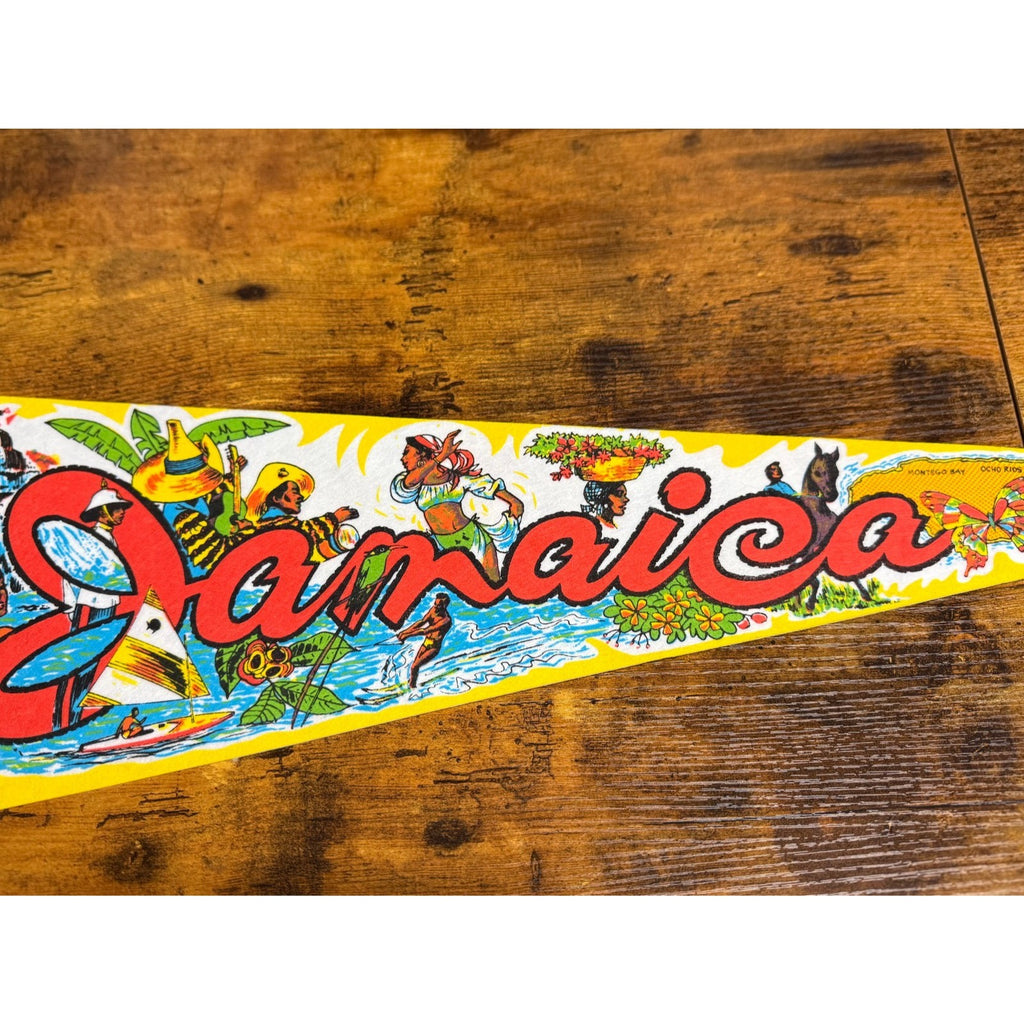Vintage Jamaica pennant