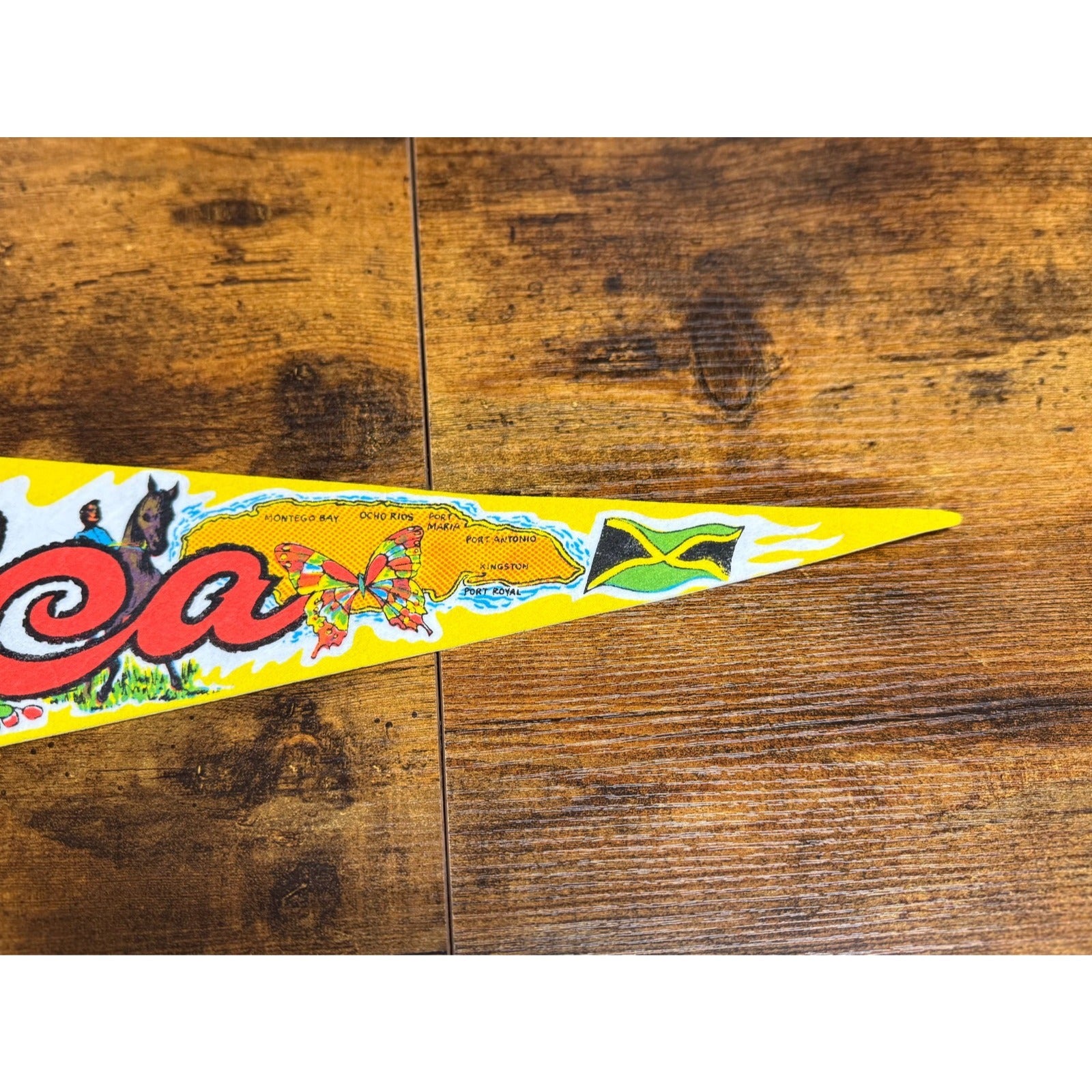Vintage Jamaica pennant