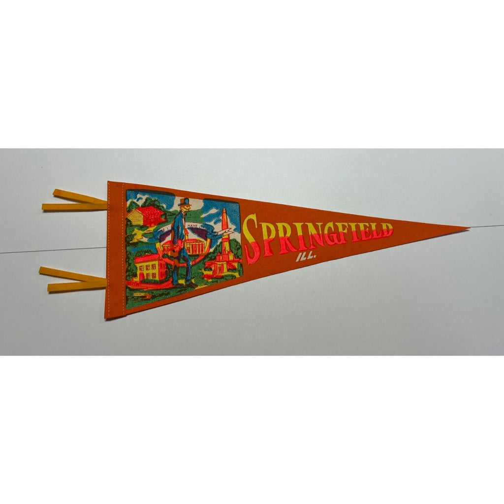 Vintage Springfield, Illinois pennant