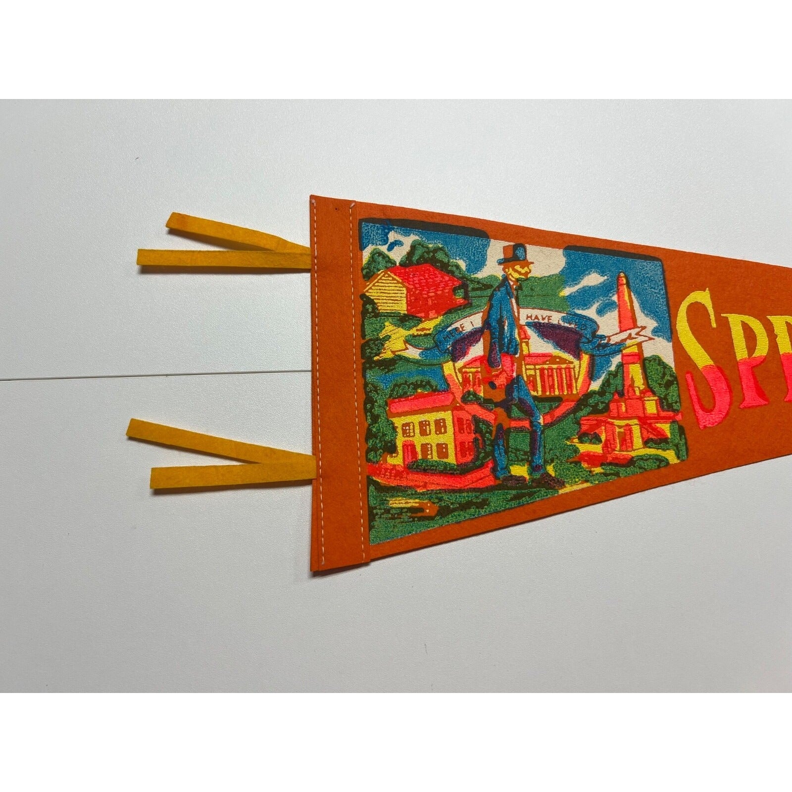 Vintage Springfield, Illinois pennant