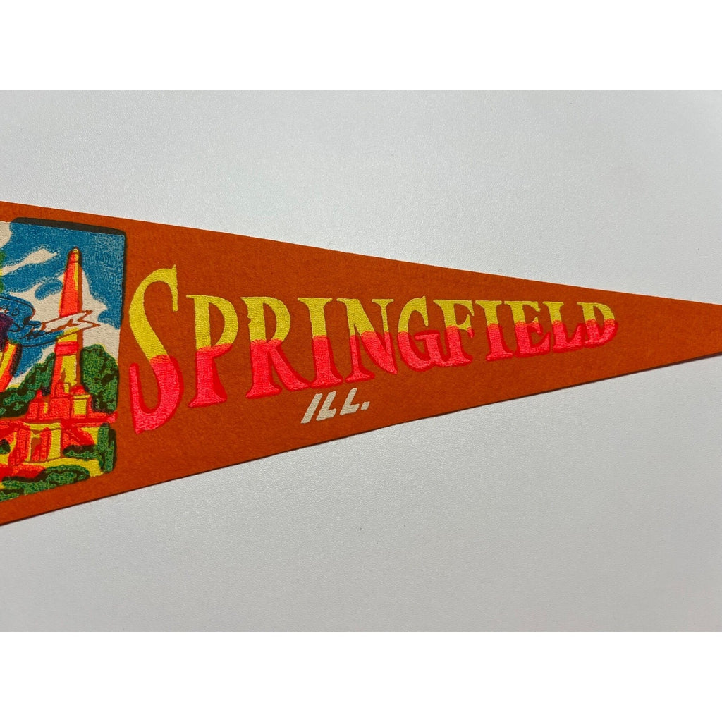 Vintage Springfield, Illinois pennant
