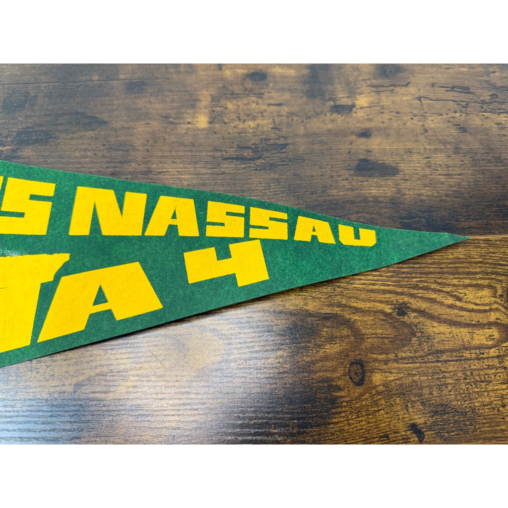 USS Nassau LHA 4 Felt Pennant Vintage Military With Bonus Keep Chargin Button