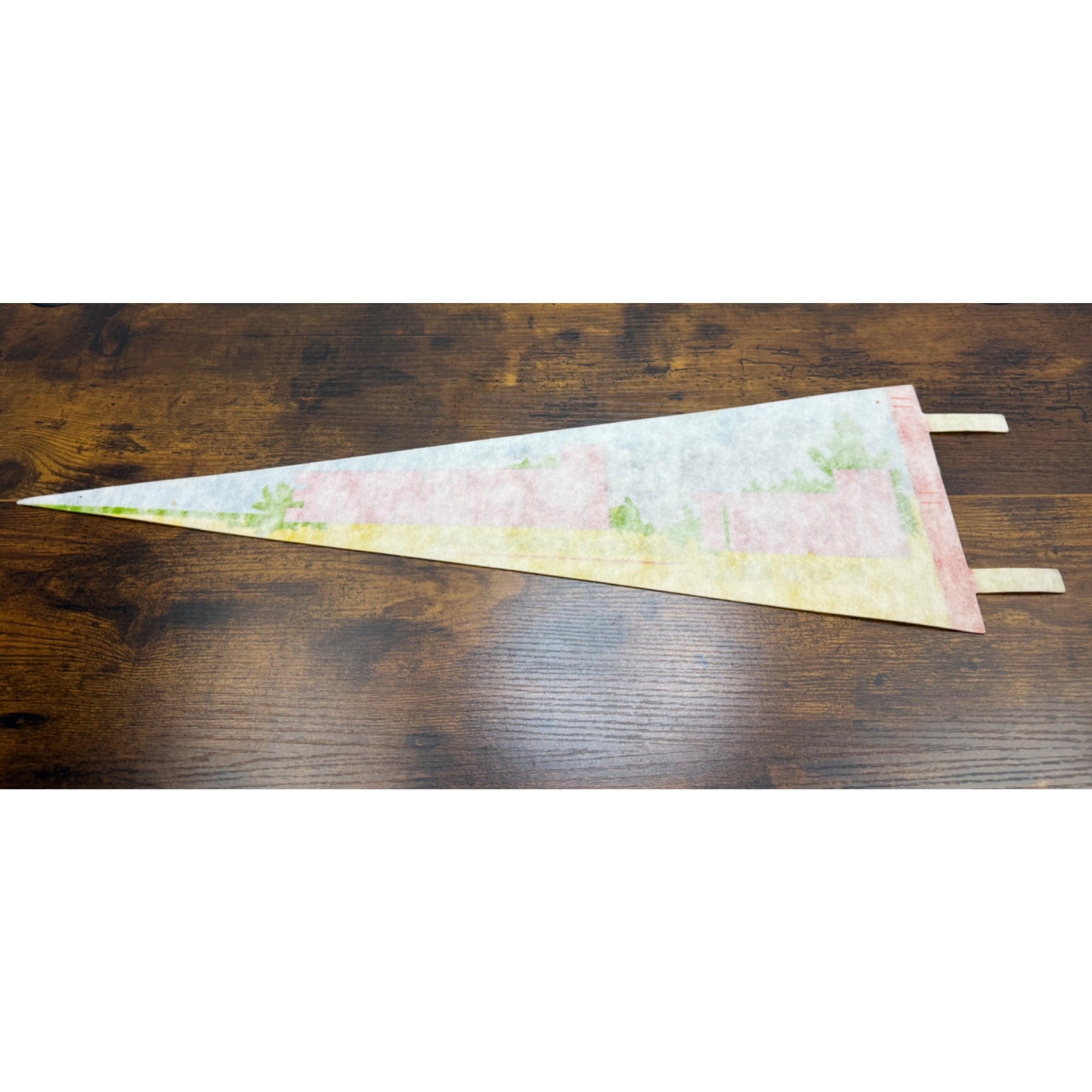 Vintage Mount Rushmore Black Hills, South Dakota pennant 25 inches