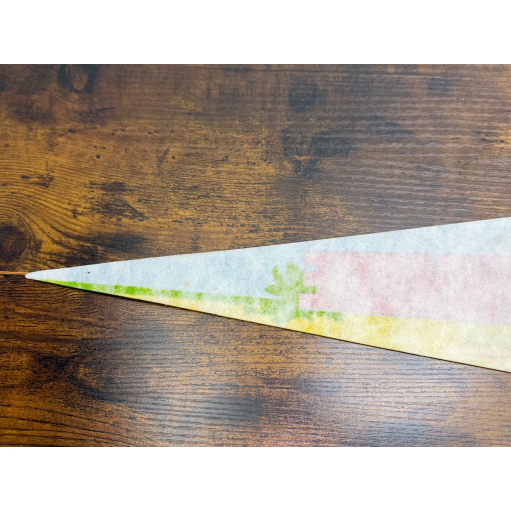 Vintage Mount Rushmore Black Hills, South Dakota pennant 25 inches