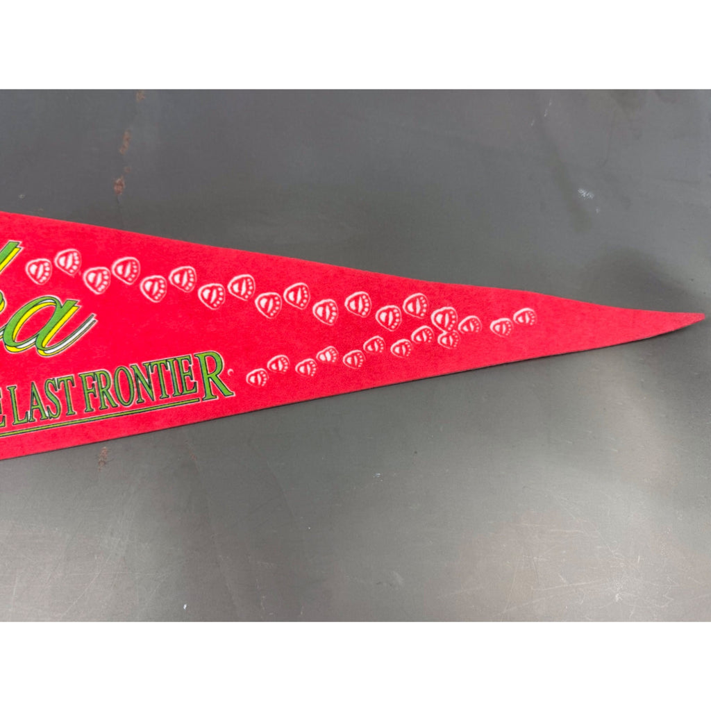 Vintage 1994 Alaska “The Last Frontier” pennant