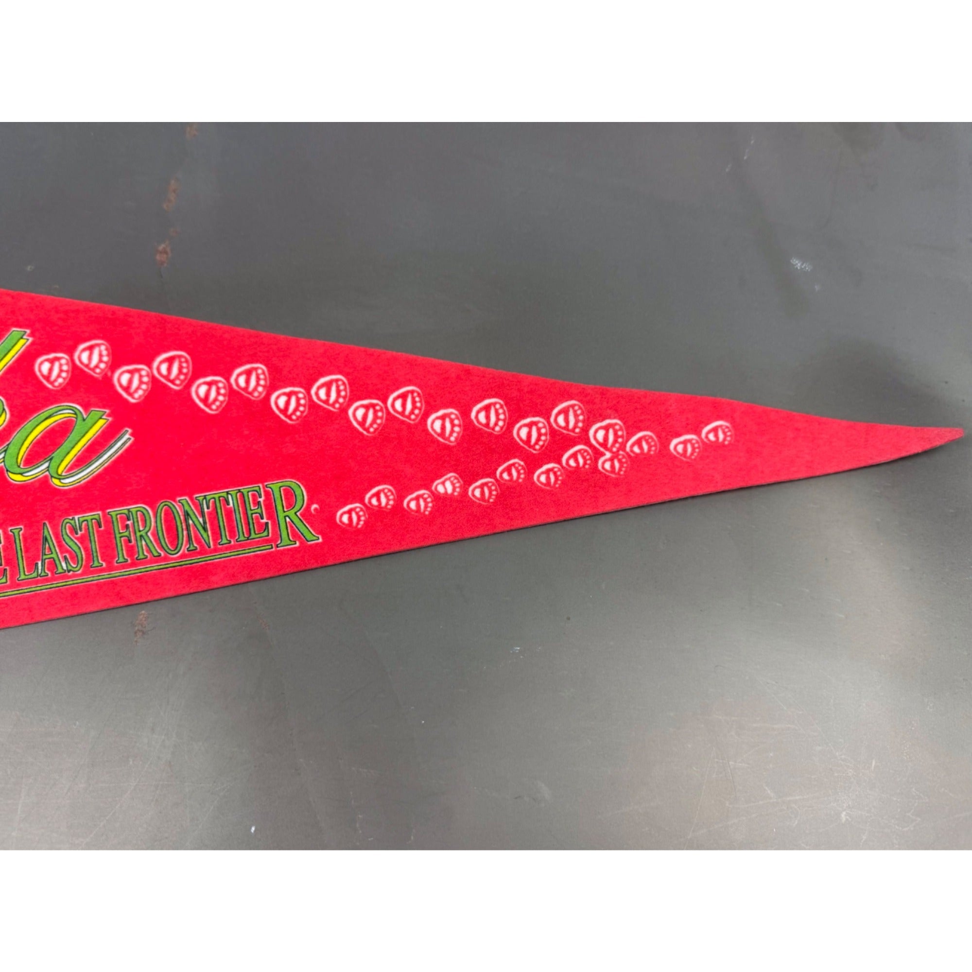 Vintage 1994 Alaska “The Last Frontier” pennant