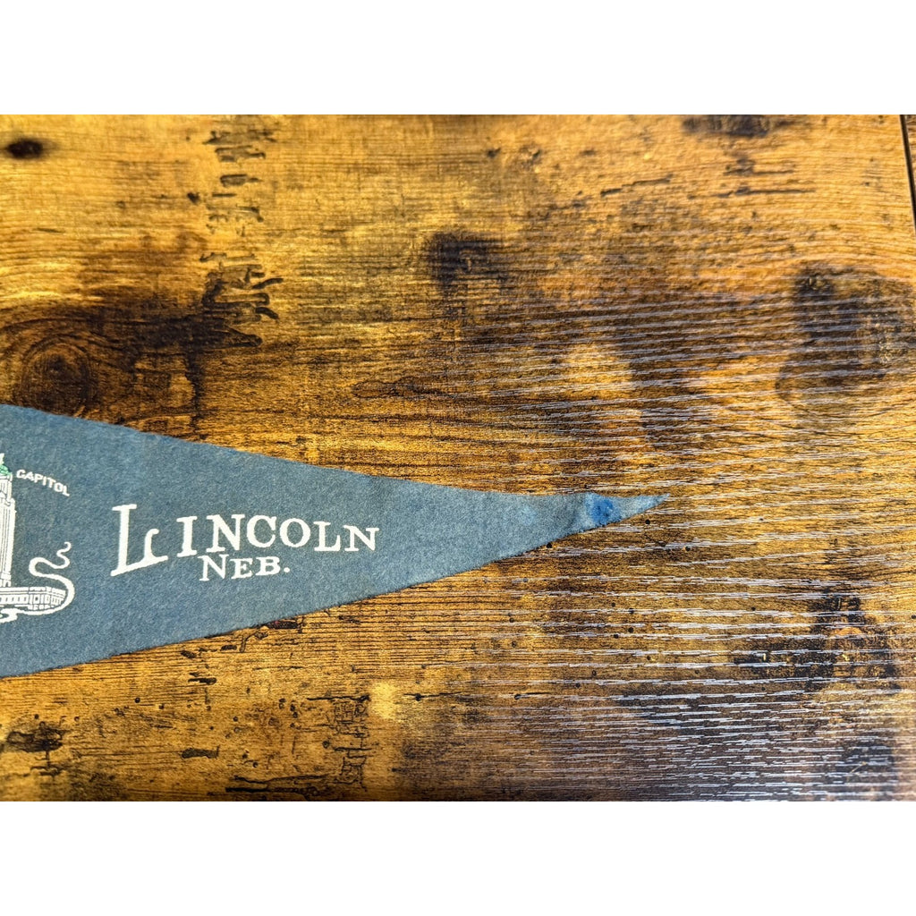 Vintage Lincoln, Nebraska pennant