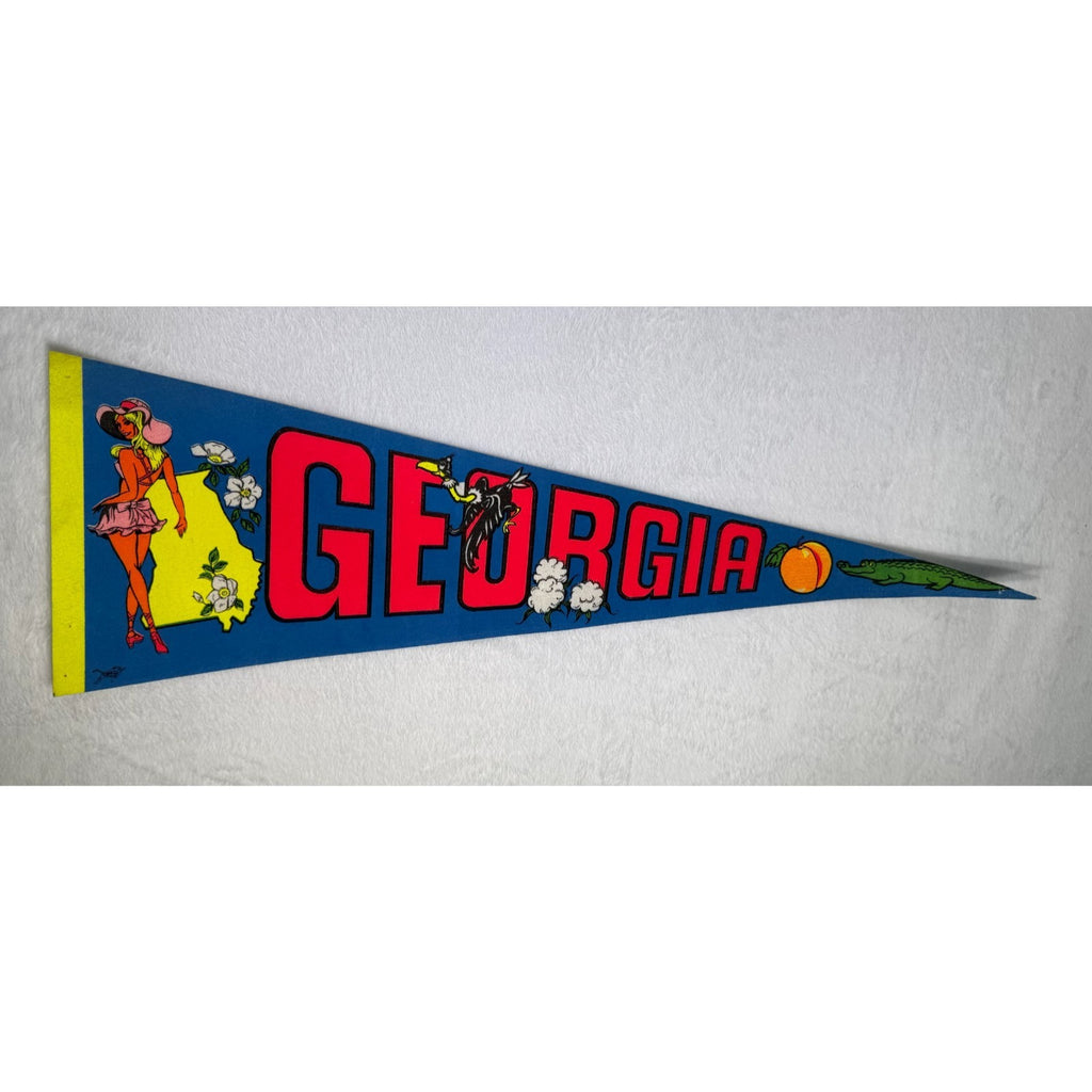 Vintage Georgia State pennant