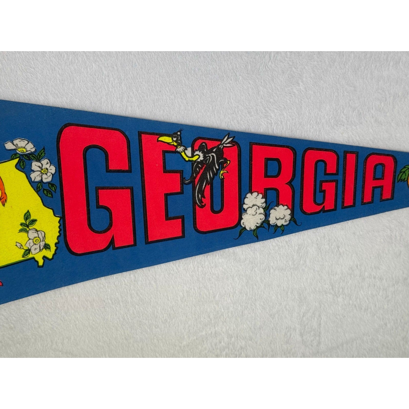 Vintage Georgia State pennant