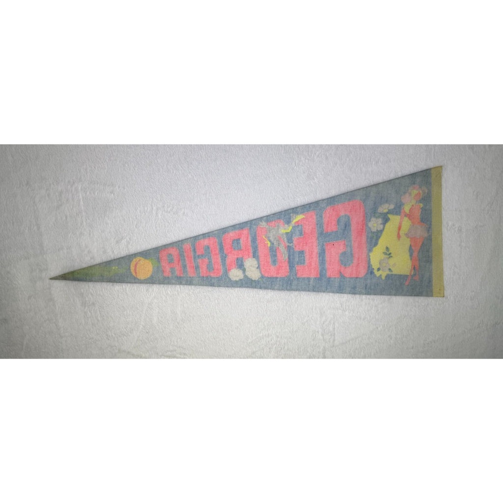 Vintage Georgia State pennant