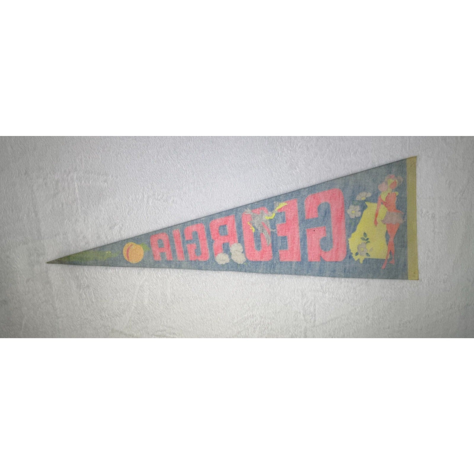 Vintage Georgia State pennant