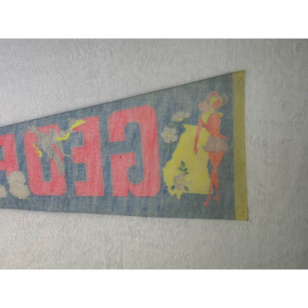 Vintage Georgia State pennant