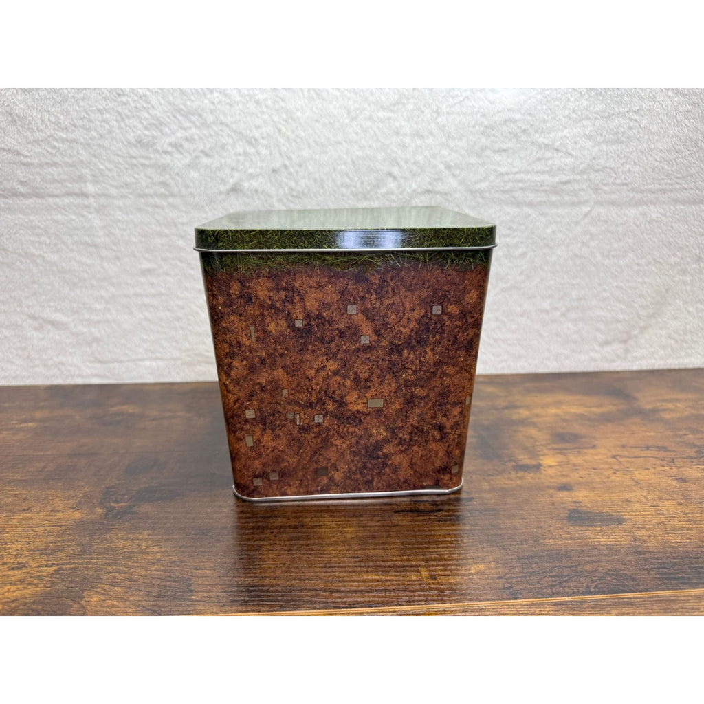 New Minecraft Movie AMC Exclusive Square Tin Box With Grass Block Design