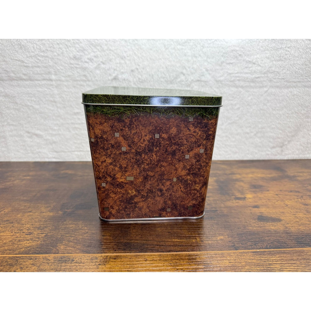 New Minecraft Movie AMC Exclusive Square Tin Box With Grass Block Design