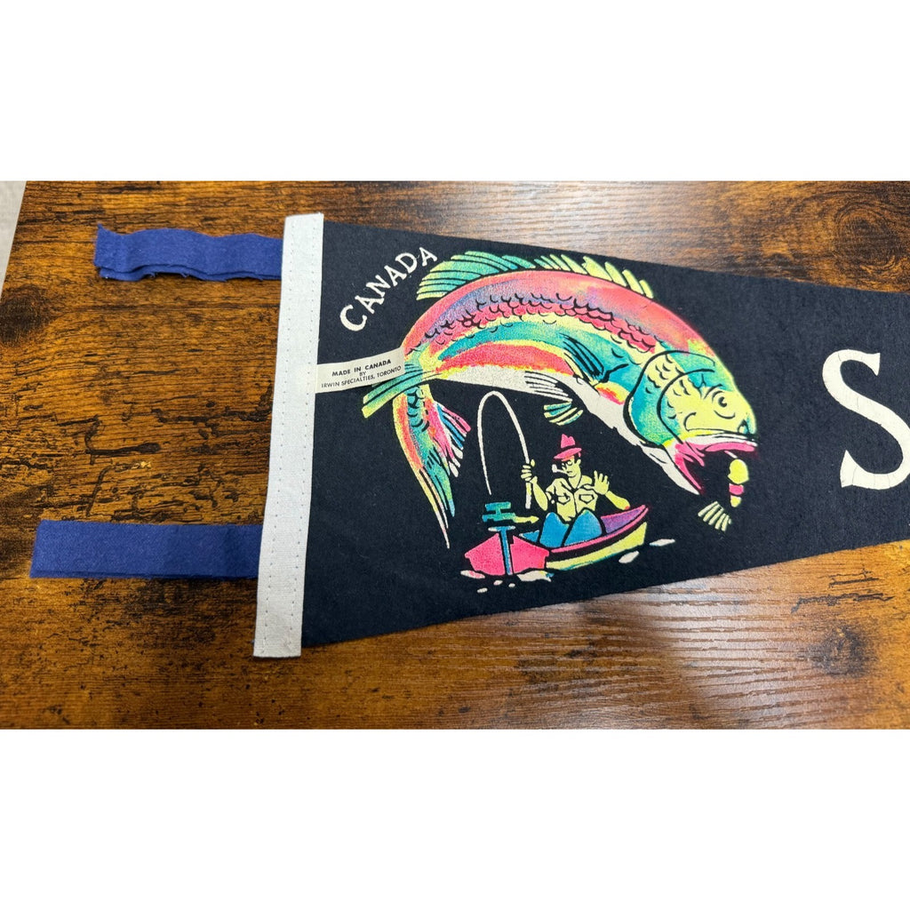 Vintage Squamish, B.C. Canada pennant
