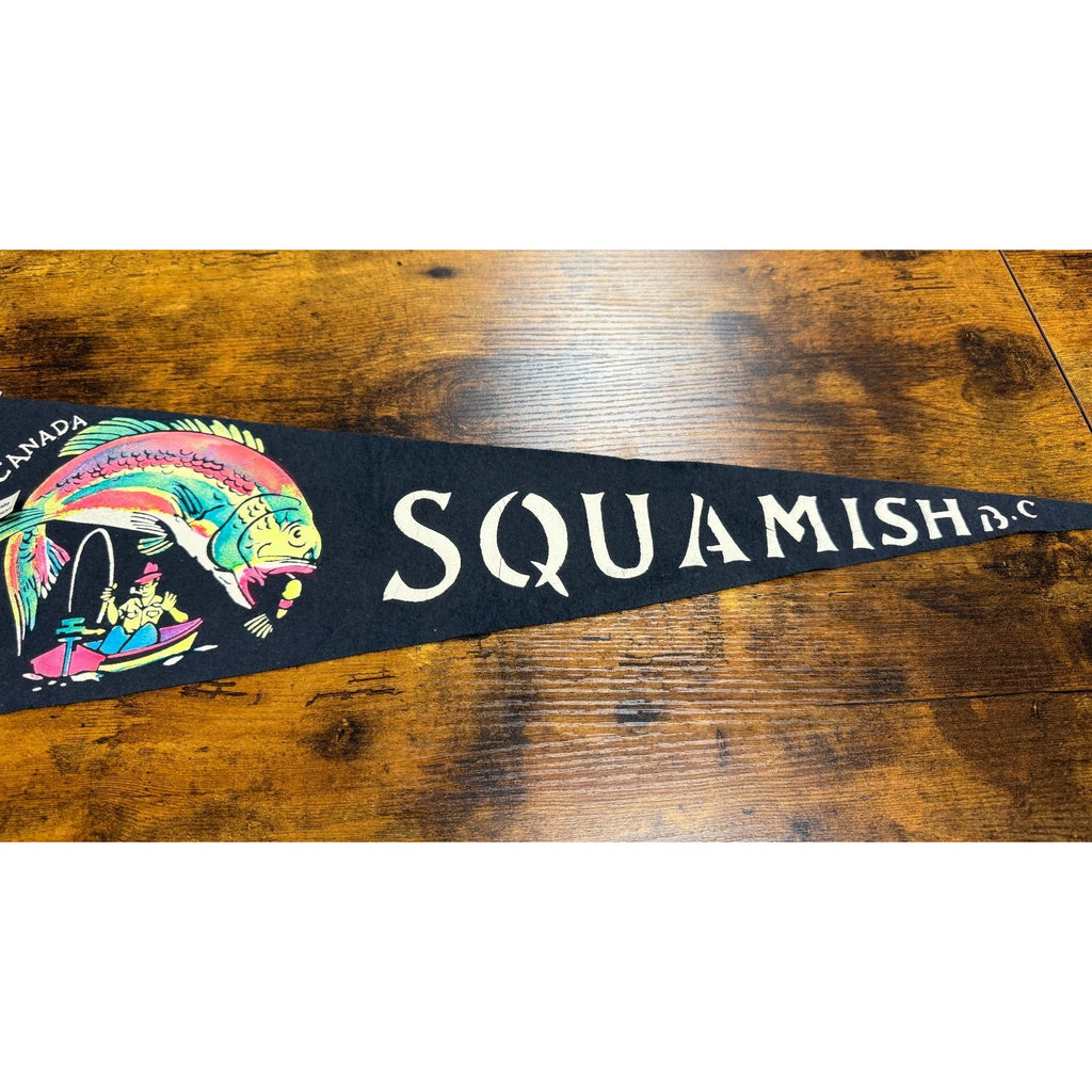 Vintage Squamish, B.C. Canada pennant