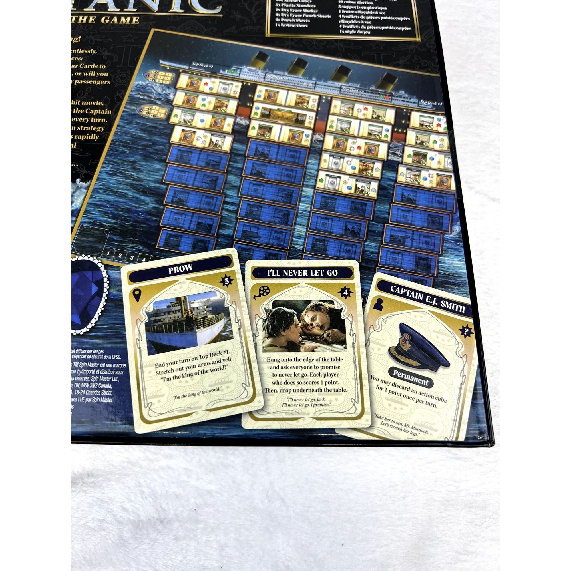NEW Titanic Board Game Escape The Boat Stay Afloat Strategy Spin Master