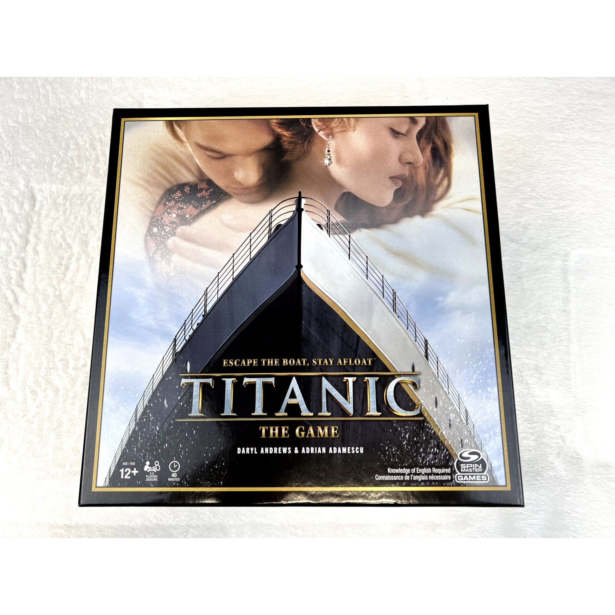 NEW Titanic Board Game Escape The Boat Stay Afloat Strategy Spin Master