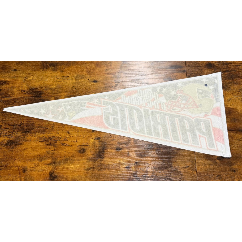 Vintage 90's NFL New England Patriots pennant