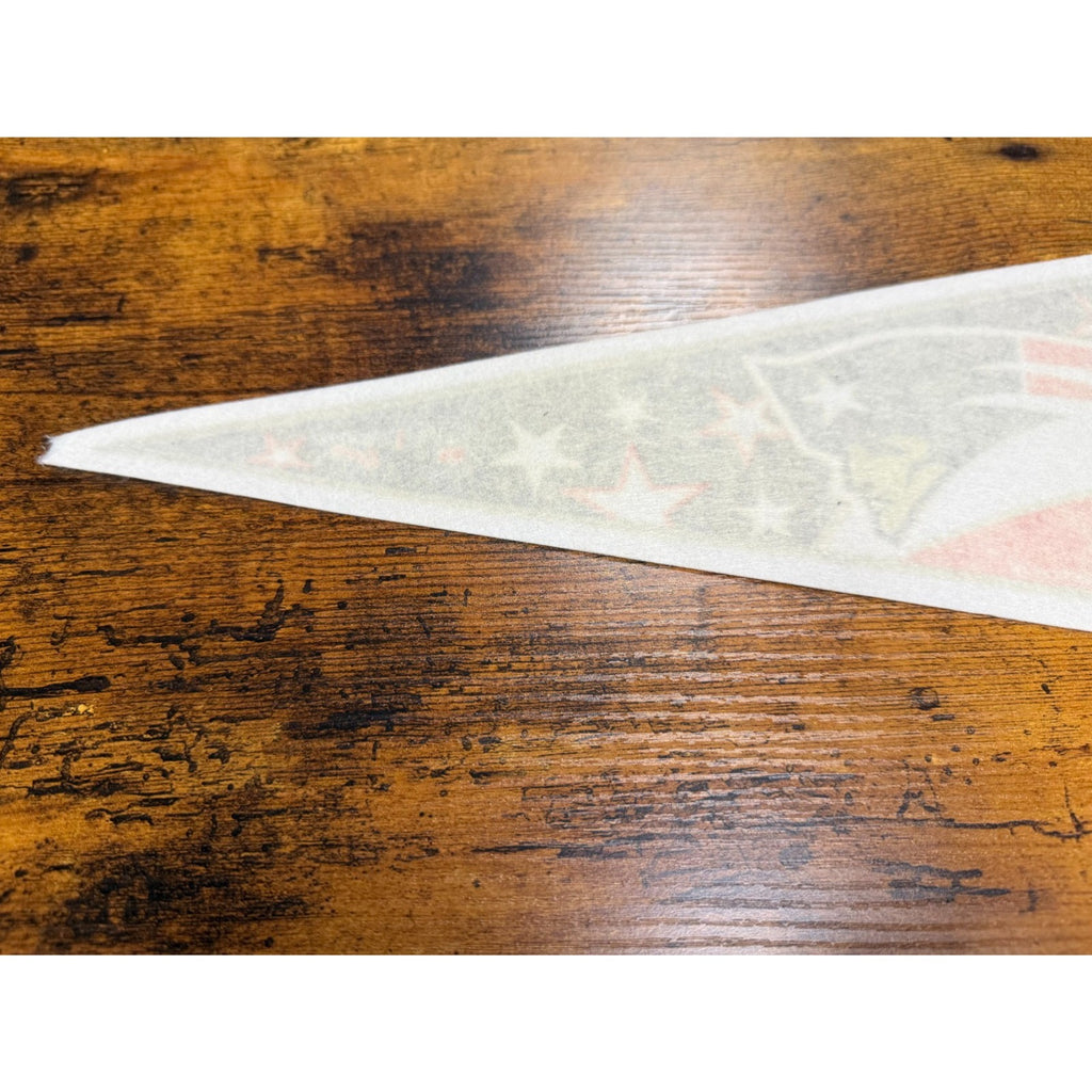 Vintage 90's NFL New England Patriots pennant