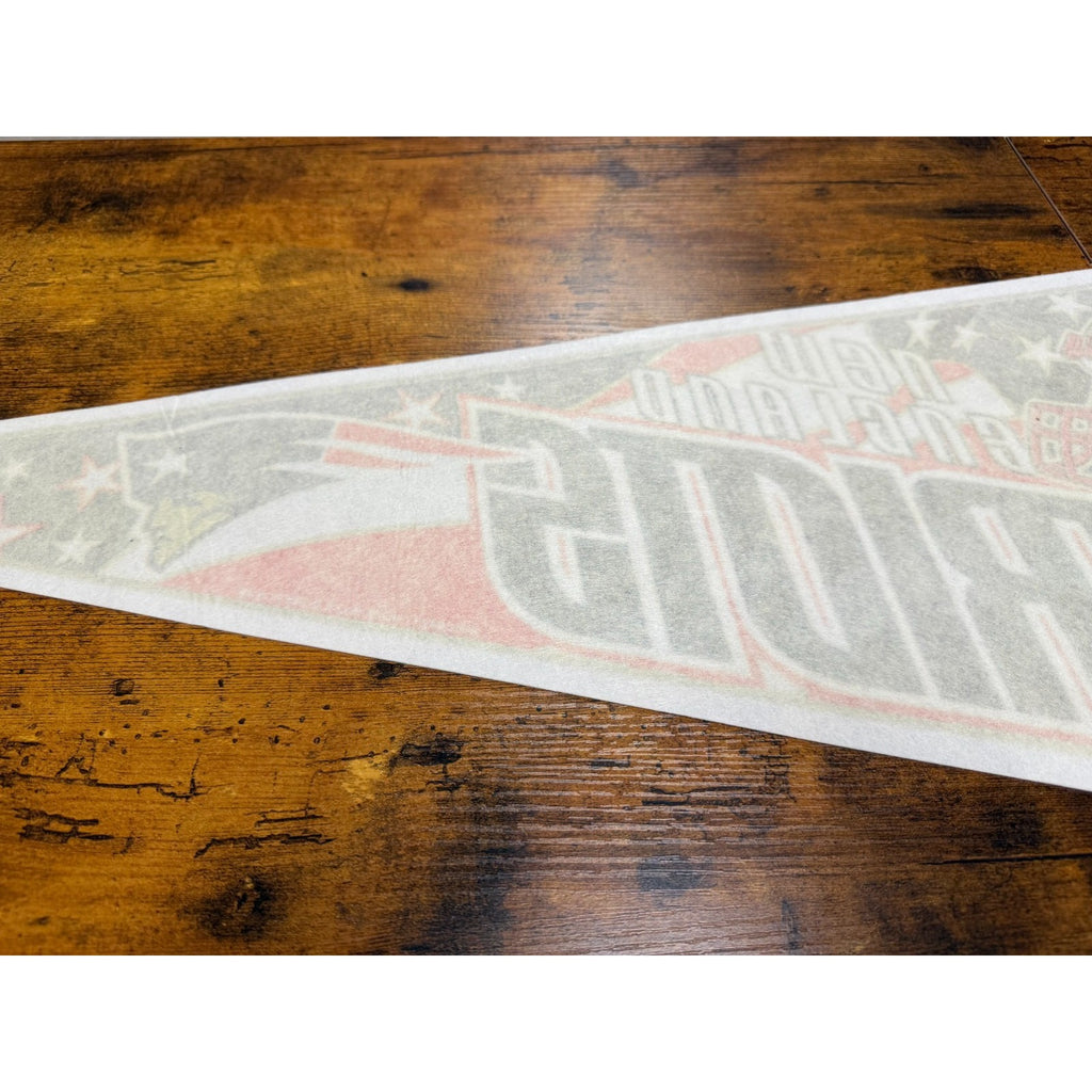Vintage 90's NFL New England Patriots pennant