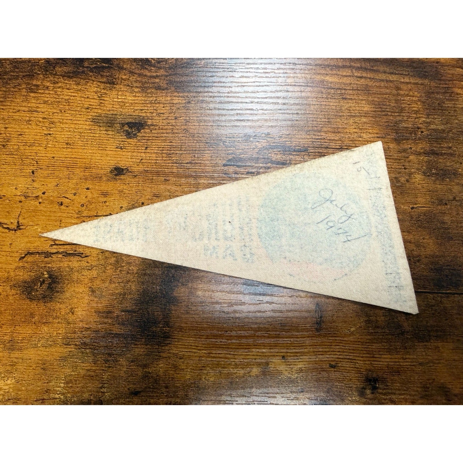 Vintage Hungry Horse Dam Montana Souvenir Felt Mini Pennant 8"