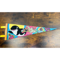 Vintage 1985 SeaWorld Pennant 14.5 inches