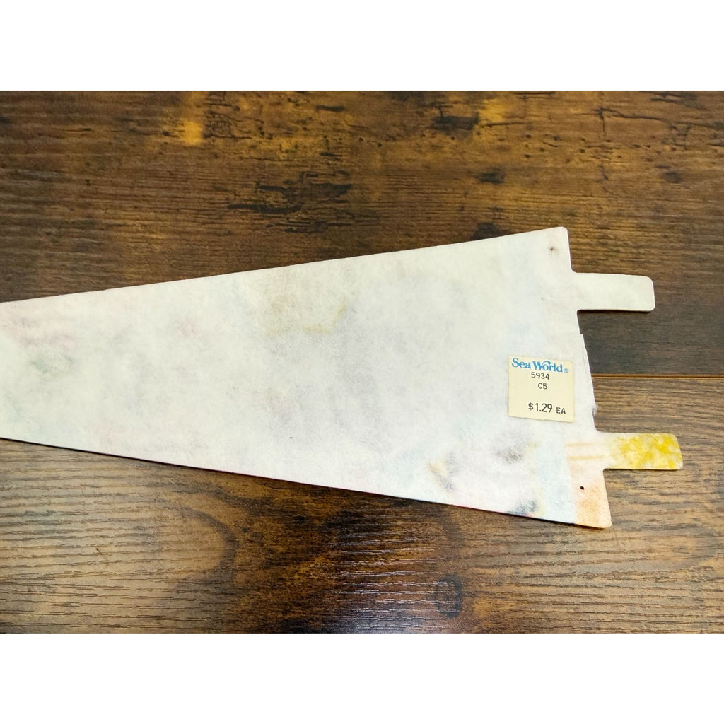 Vintage 1985 SeaWorld Pennant 14.5 inches